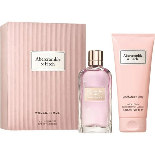 Abercrombie & Fitch First Instinct for Her Gavesæt 100ml EDP + 200ml Body Lotion